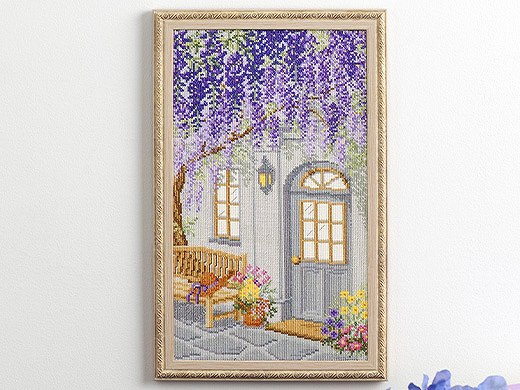 >風に揺れる藤、花模様【ご予約はオンラインショップ 2月15日(日)20時～2月24日(火)17時まで】2月25日(水)発売！