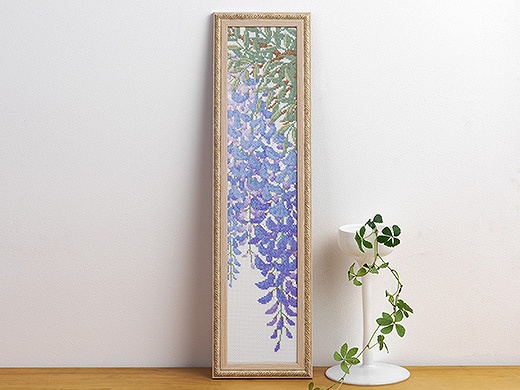 風に揺れる藤、花模様【ご予約はオンラインショップ 3月15日(日)20時～3月18日(水)17時まで】3月19日(木)発売！