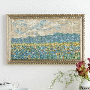 刺しゅうで描くアート ～芸術の花咲くころ～