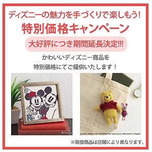 ディズニーの魅力を手づくりで楽しもう！特別価格キャンペーン