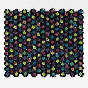 カラフルフルールブランケット（編み物 材料セット）