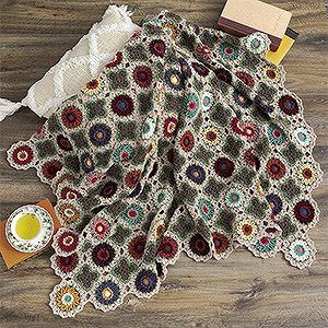 ブルームブランケット（編み物 材料セット）