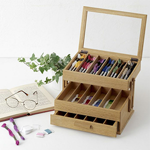 『天然生活 2026年2月号』(扶桑社)に掲載♪ スライド式刺しゅう糸ボックスセット