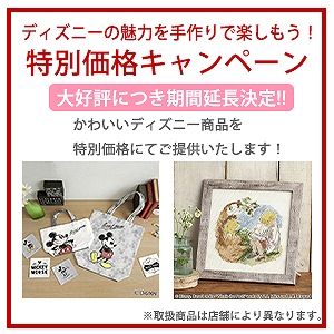 ディズニーの魅力を手づくりで楽しもう！特別価格キャンペーン