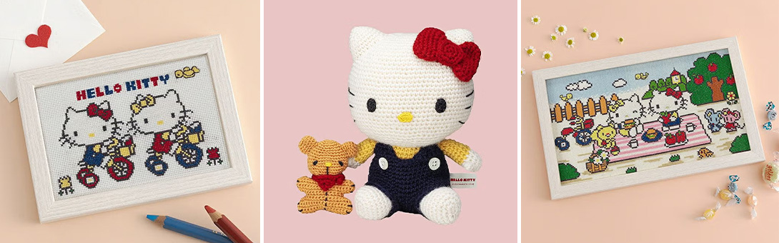 My Melody & Kuromi | リバティ 生地、編み物、刺繍、刺し子のことなら