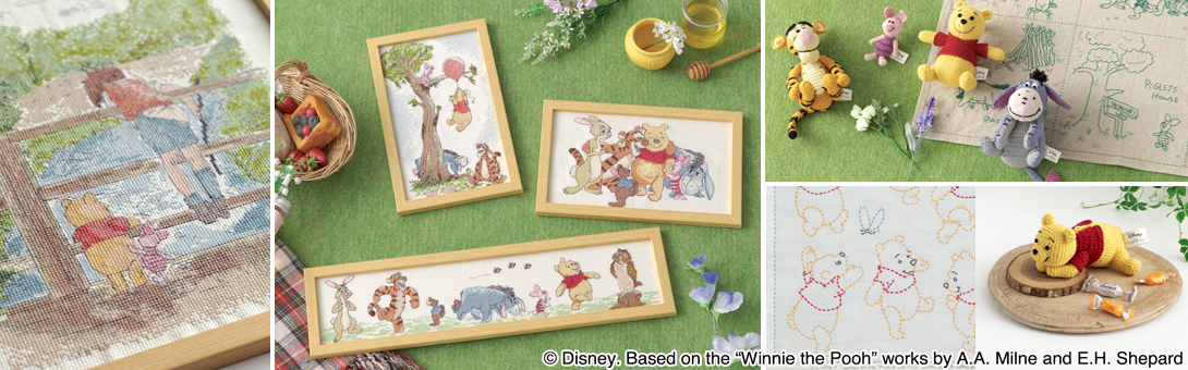 Winnie the Pooh～森のなかまたち～ | リバティ 生地、編み物、刺繍