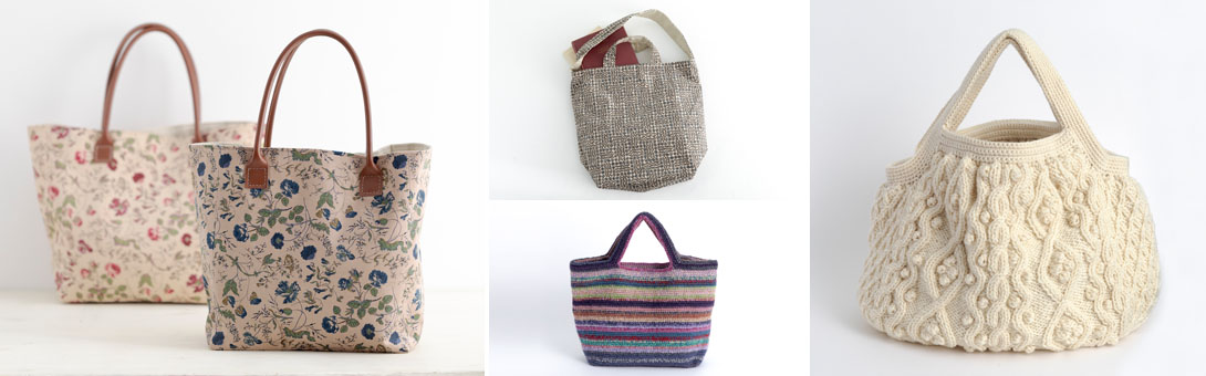 マイバッグをつくろう、使おう！応援コーナー リバティ 生地、編み物、刺繍、刺し子のことなら ホビーラホビーレ